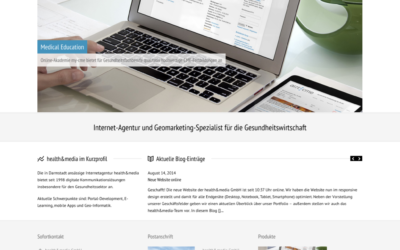 Neue Website online